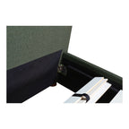 Luzon King Bed Tall Headboard Deep Forest