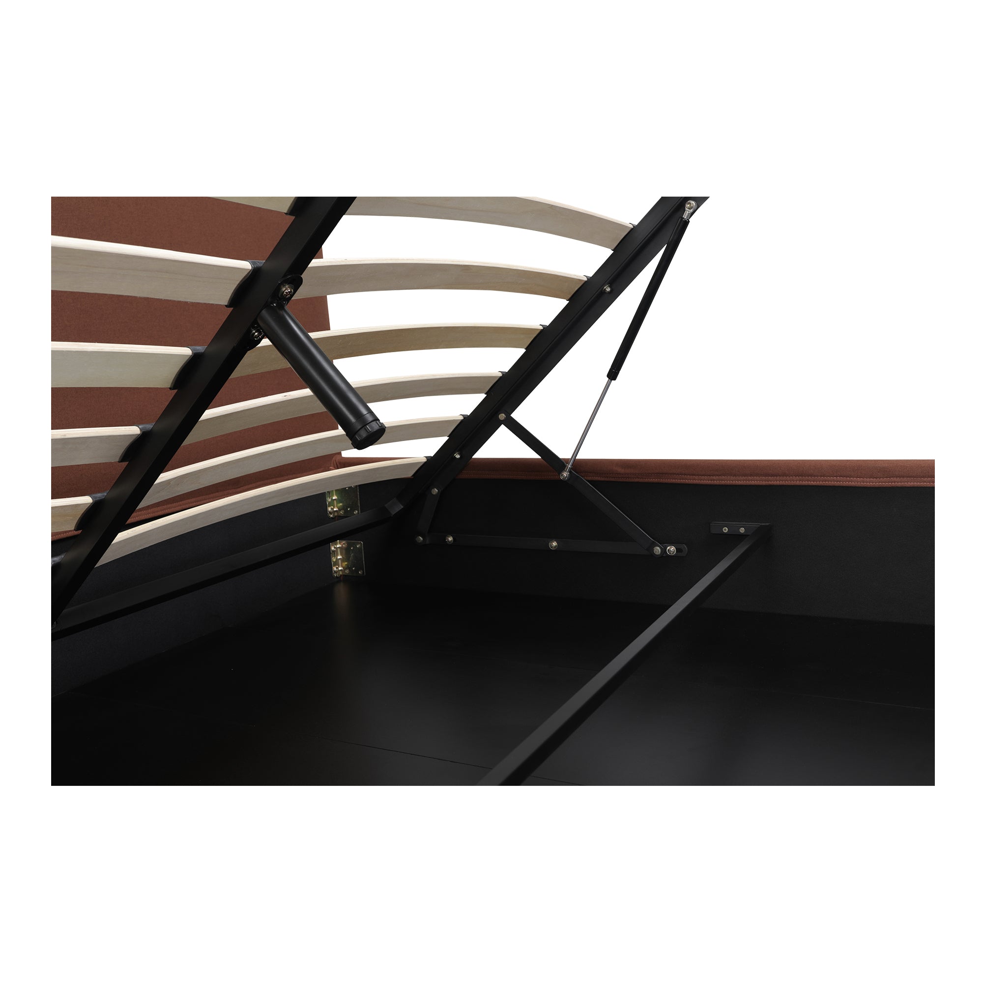 Joan King Storage Bed Rust