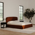 Joan King Storage Bed Rust