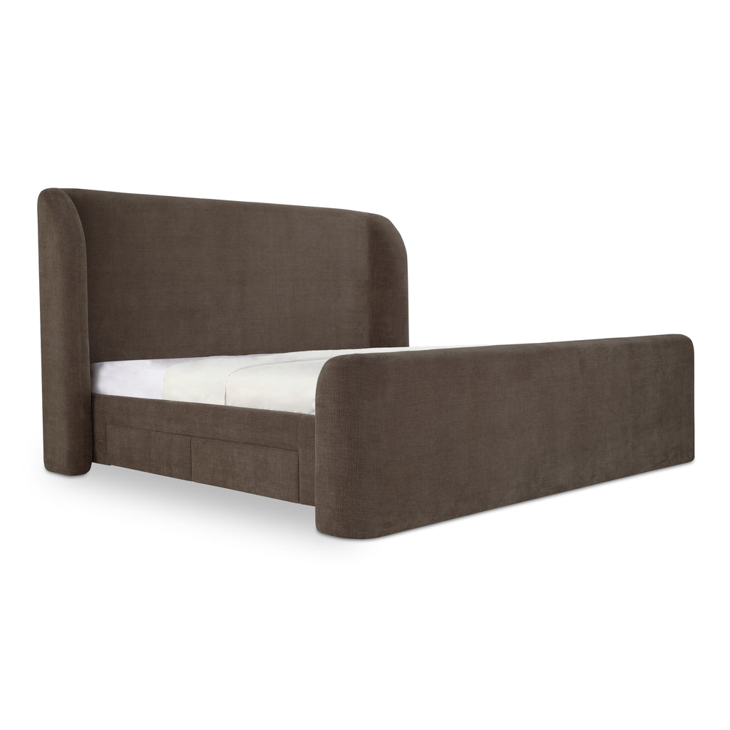 Sophia Queen Storage Bed Brown