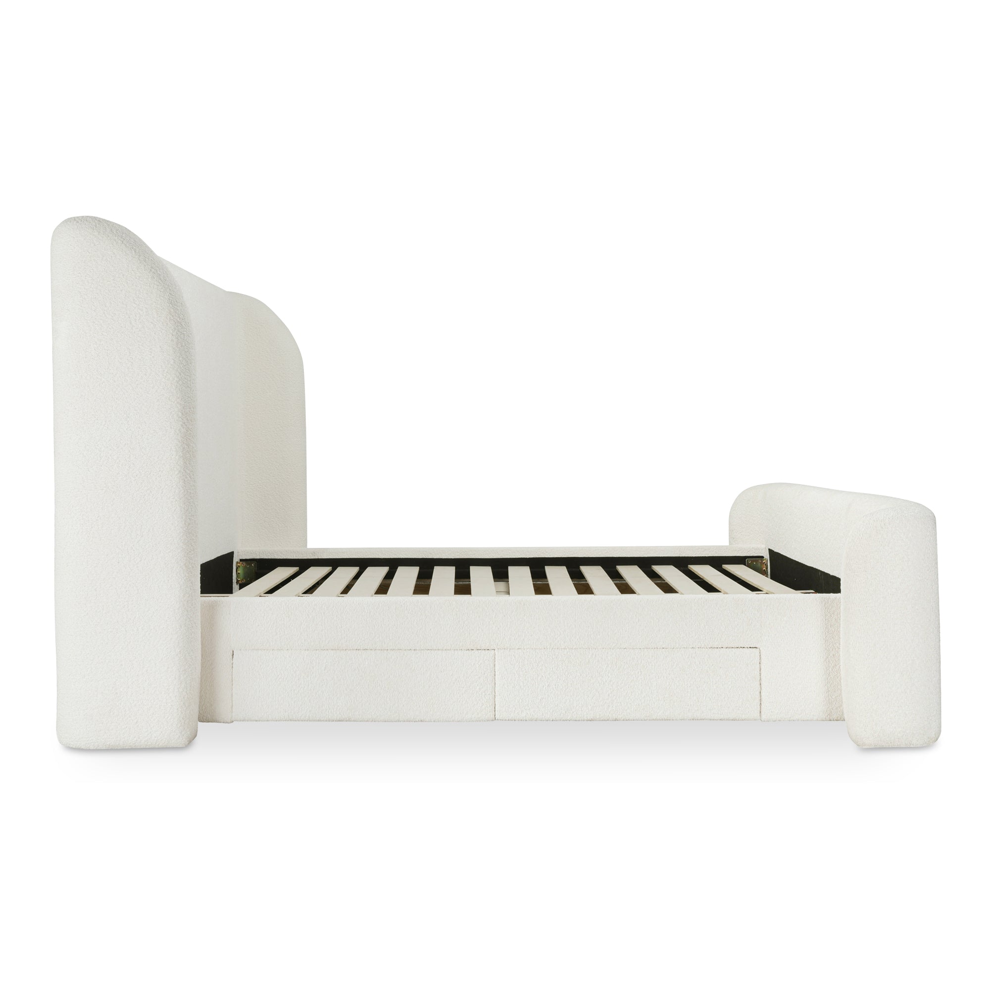 Sophia Queen Storage Bed Cream