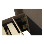 Sophia King Storage Bed Brown