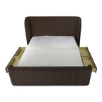 Sophia King Storage Bed Brown