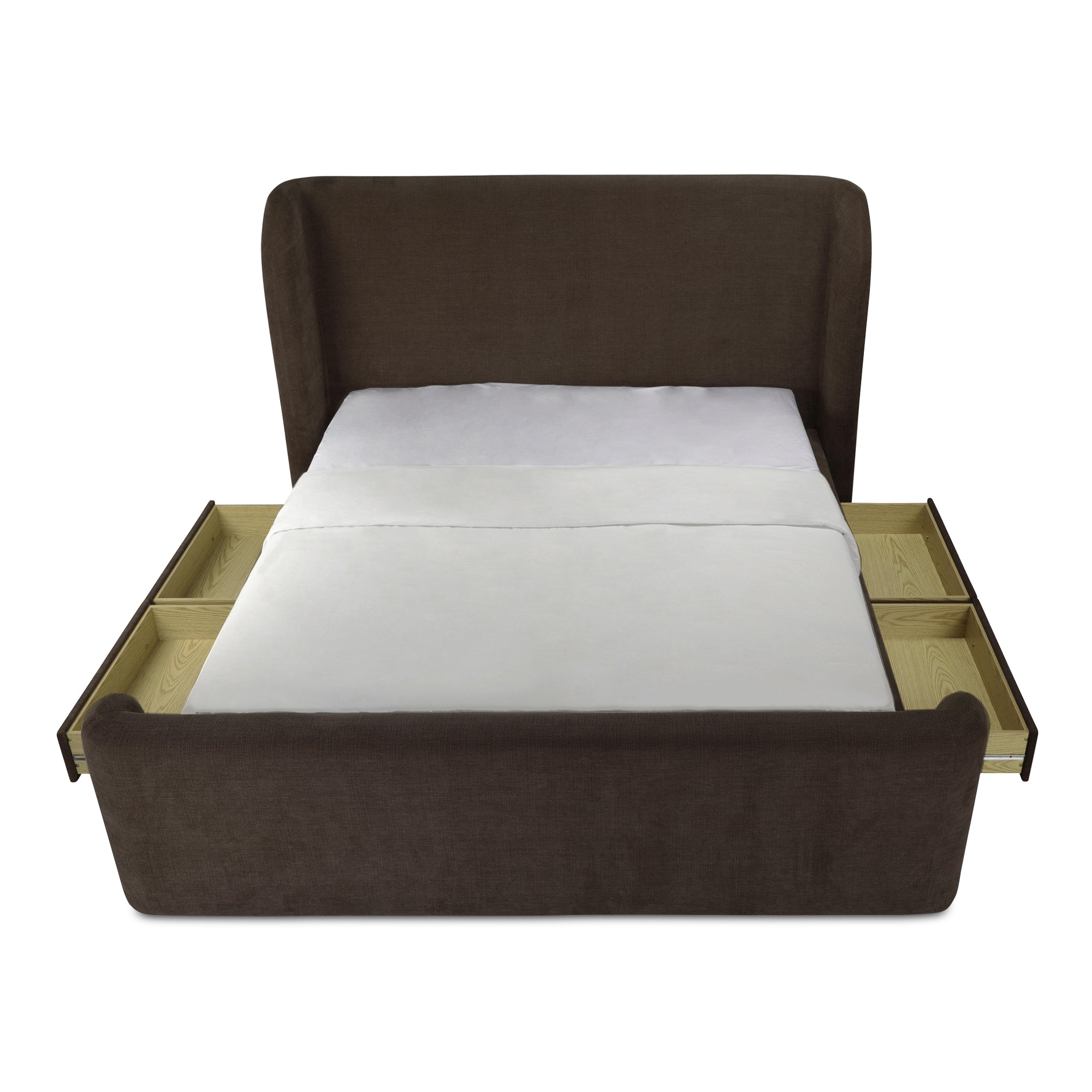 Sophia King Storage Bed Brown