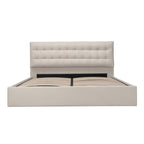 Sebastion Queen Storage Bed Cream