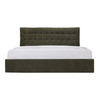 Sebastion Queen Storage Bed Green
