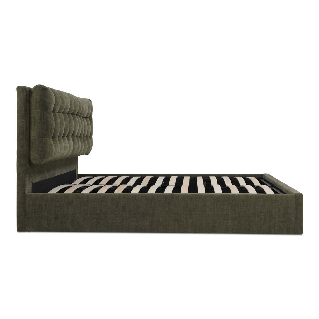 Sebastion Queen Storage Bed Green
