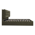 Sebastion Queen Storage Bed Green