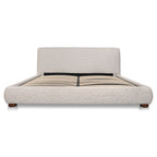 Beau King Storage Bed Speckled Light Grey
