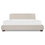 Beau King Storage Bed Speckled Light Grey