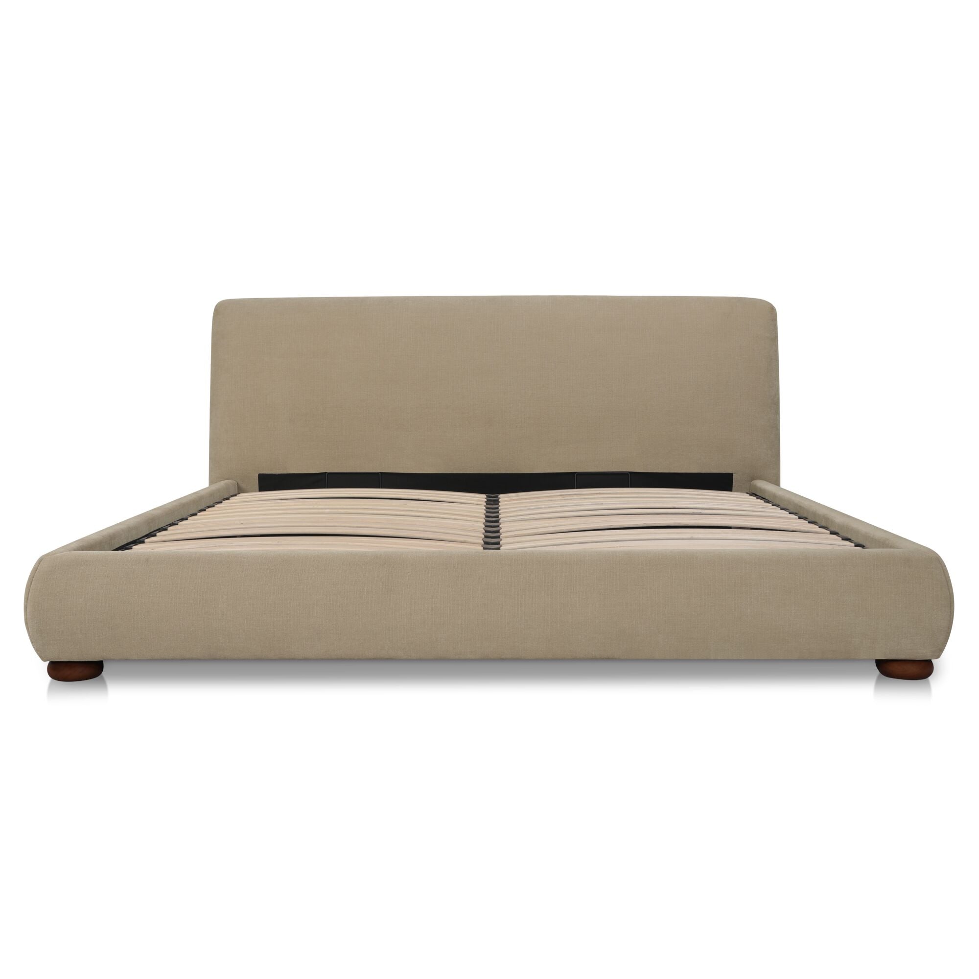 Beau King Storage Bed Warm Beige