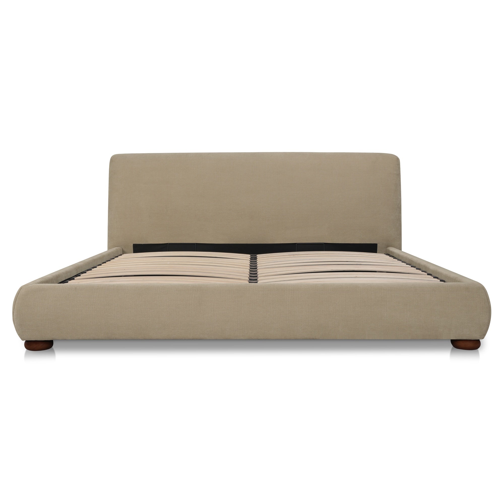 Beau Queen Storage Bed Warm Beige