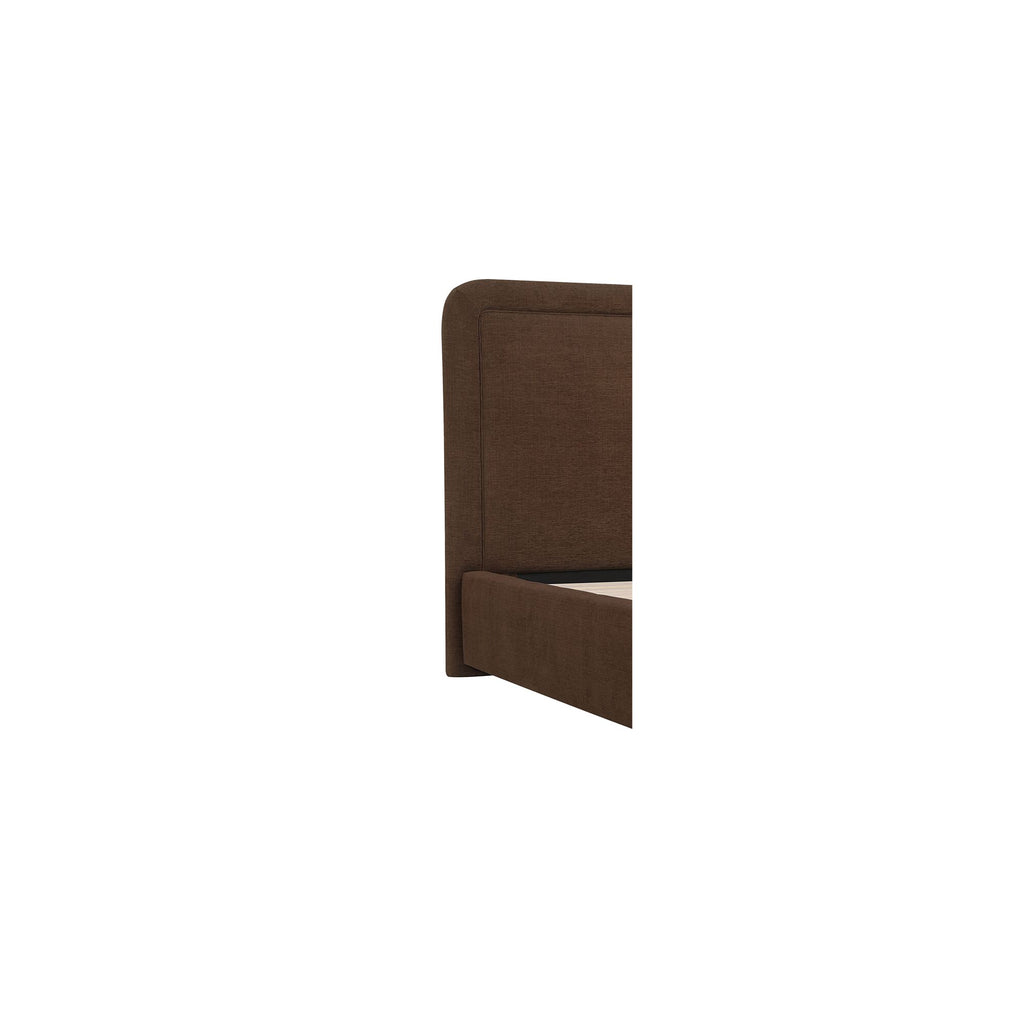 Simon Queen Storage Bed Brown