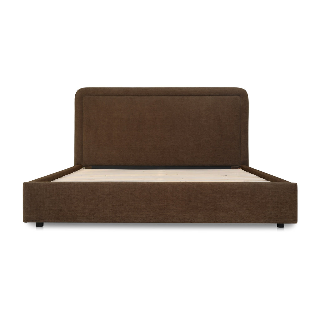 Simon King Storage Bed Brown
