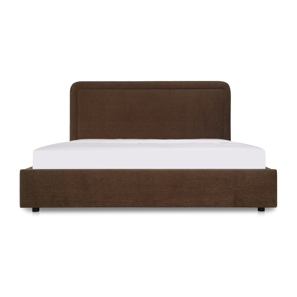 Simon King Storage Bed Brown