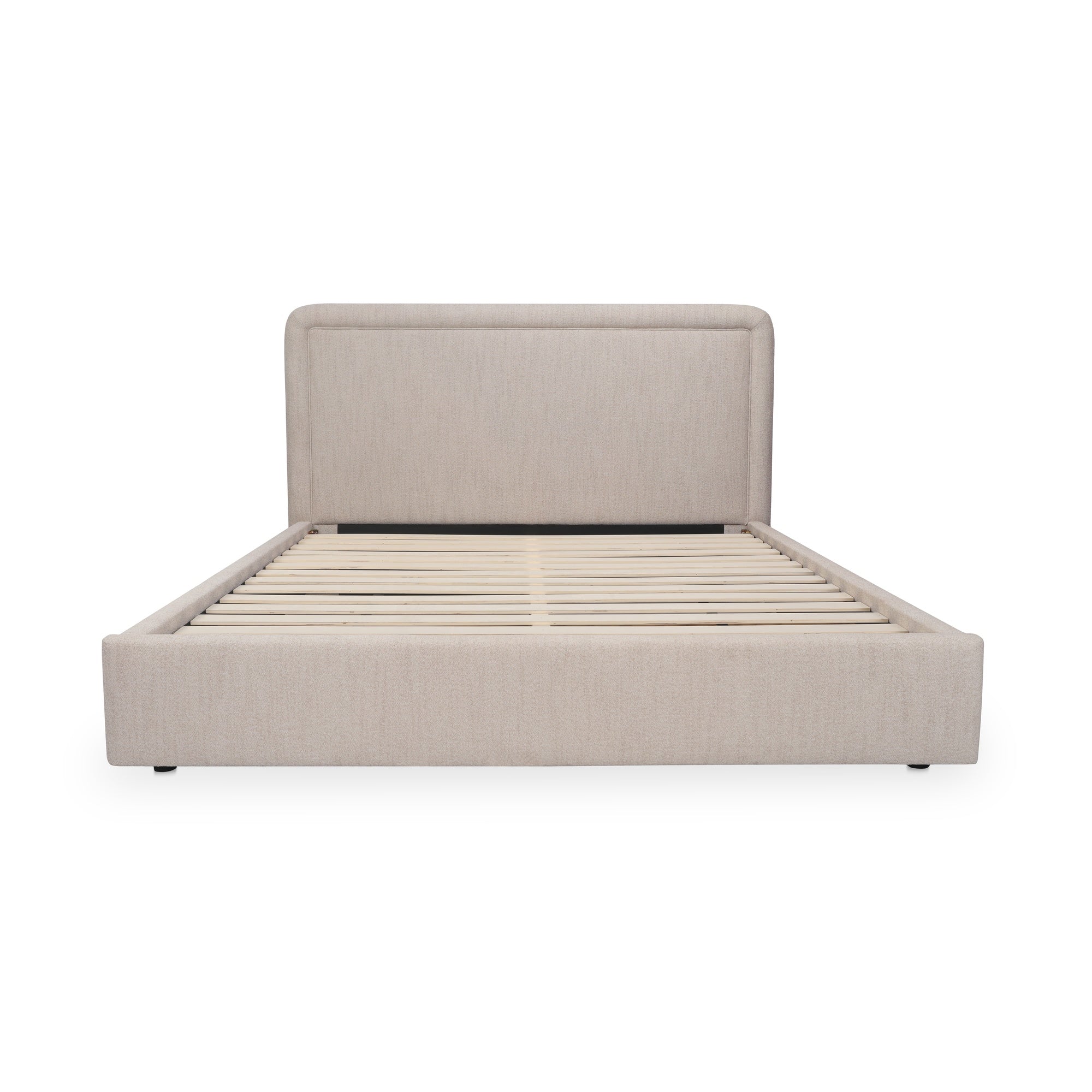 Simon King Storage Bed Flecked Beige