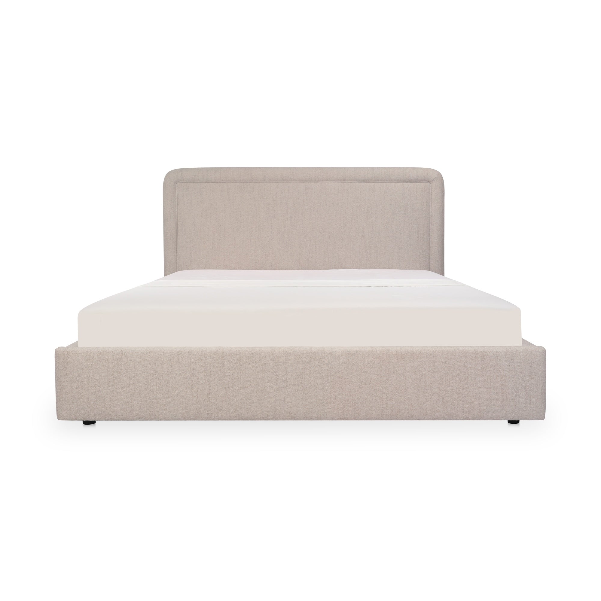 Simon King Storage Bed Flecked Beige