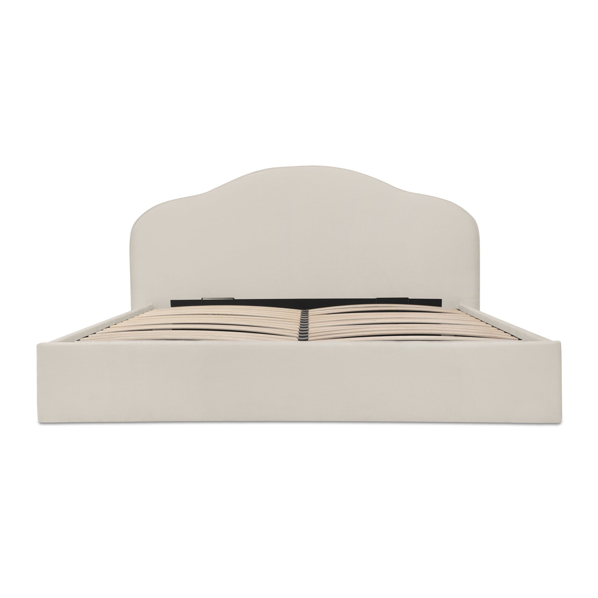 Maggie Queen Storage Bed Cream