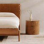 Theo Two Drawer Nightstand Natural