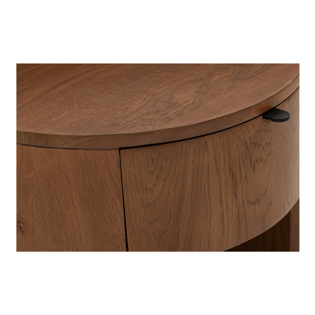 Theo One Drawer Nightstand Brown