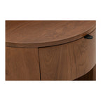 Theo One Drawer Nightstand Brown