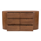 Theo 6 Drawer Dresser Brown