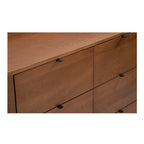 Theo 6 Drawer Dresser Brown
