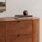 Theo 6 Drawer Dresser Brown