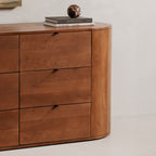 Theo 6 Drawer Dresser Brown