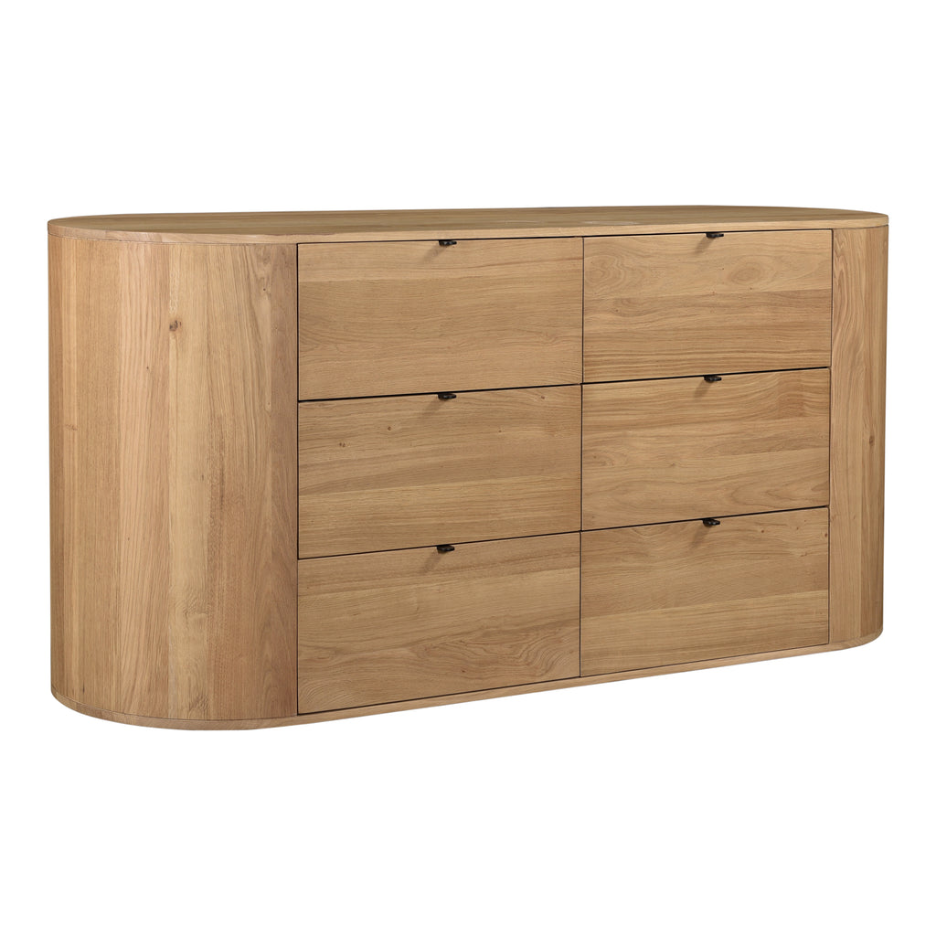 Theo 6 Drawer Dresser Natural