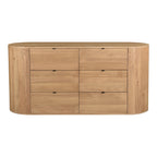 Theo 6 Drawer Dresser Natural