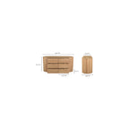 Theo 6 Drawer Dresser Natural