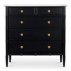 Eleanor 5 Drawer Chest Black