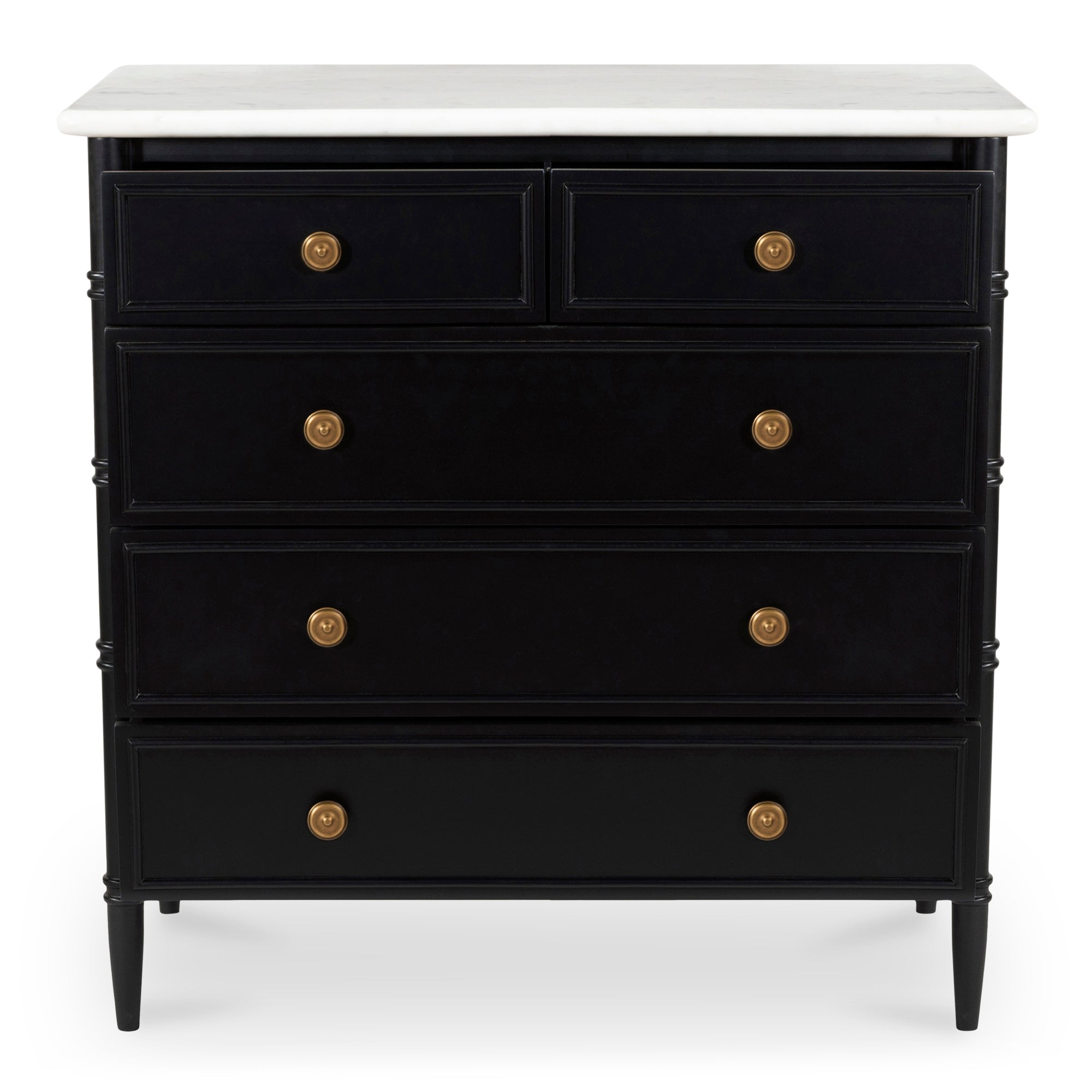 Eleanor 5 Drawer Chest Black