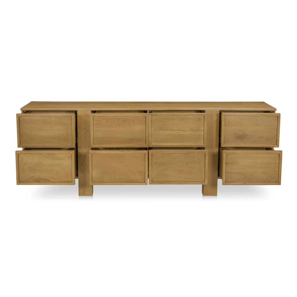 Henley 8 Drawer Dresser Brown