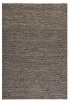 Tobais 8 X 10 Rescued Leather & Hemp Rug