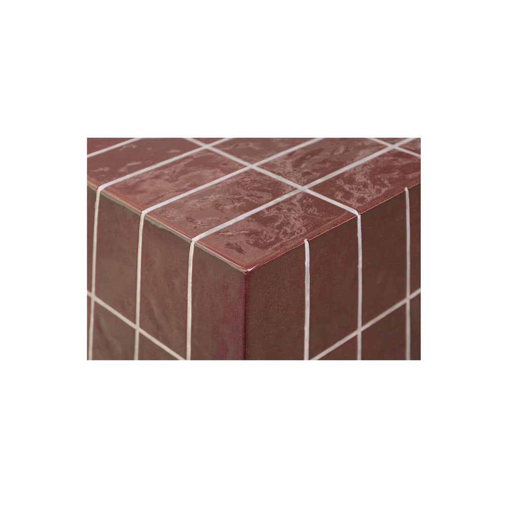 Farren Outdoor Side Table Brown