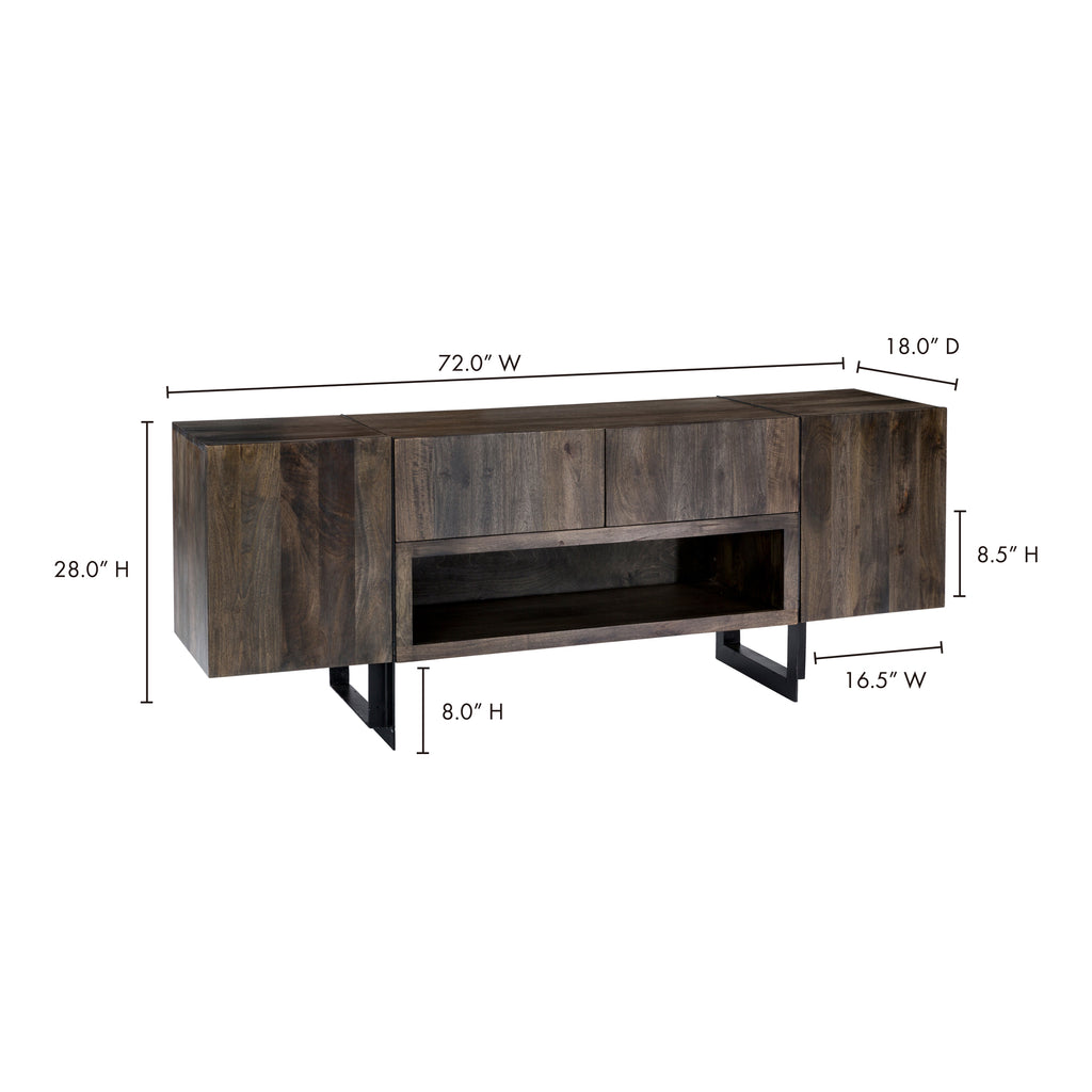 Tiburon Media Cabinet Natural