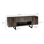Tiburon Media Cabinet Natural