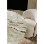 Sylvie Outdoor Swivel Dining Chair Cream