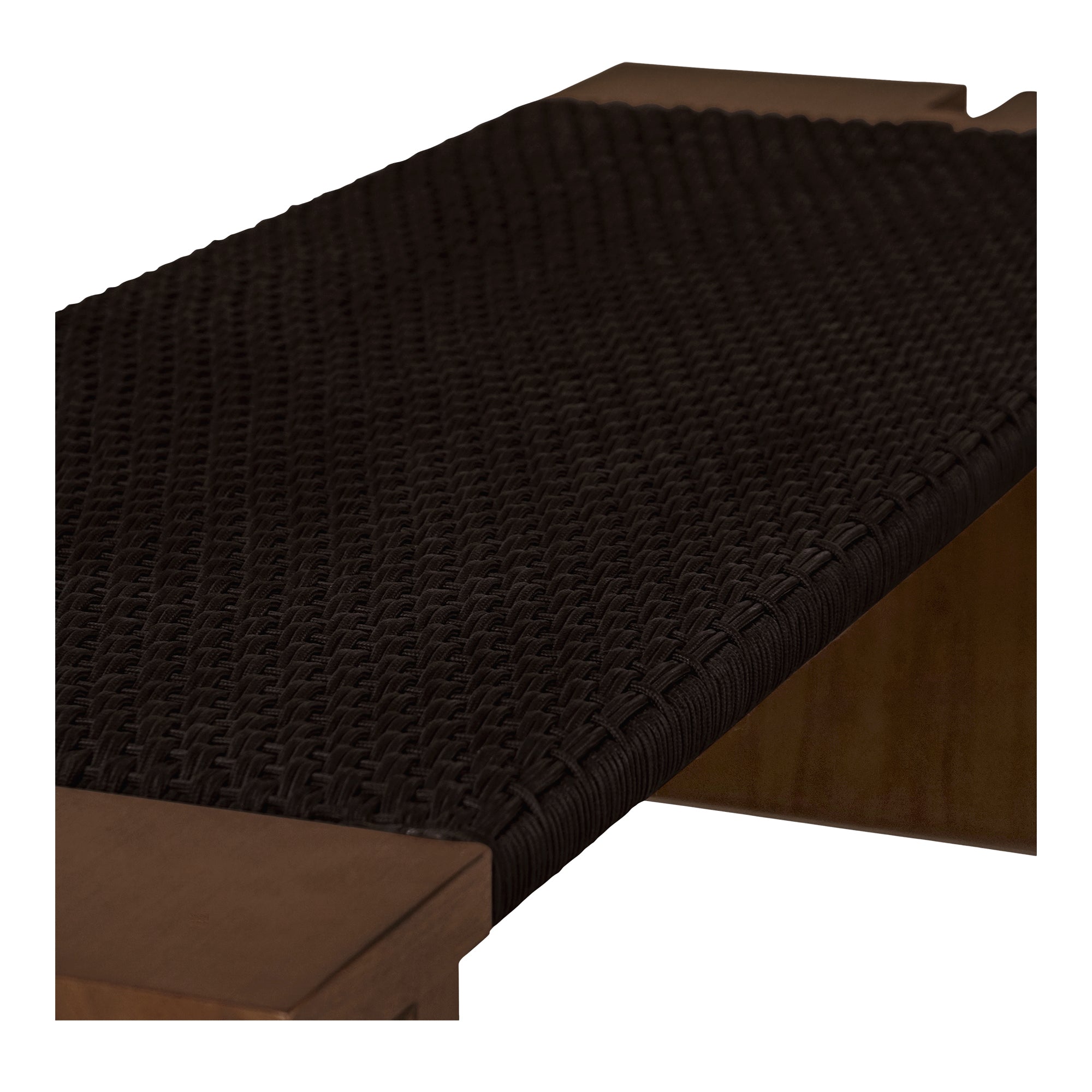 Merritt Outdoor Bench Dark Brown