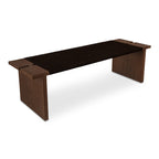 Merritt Outdoor Bench Dark Brown