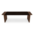 Merritt Outdoor Bench Dark Brown