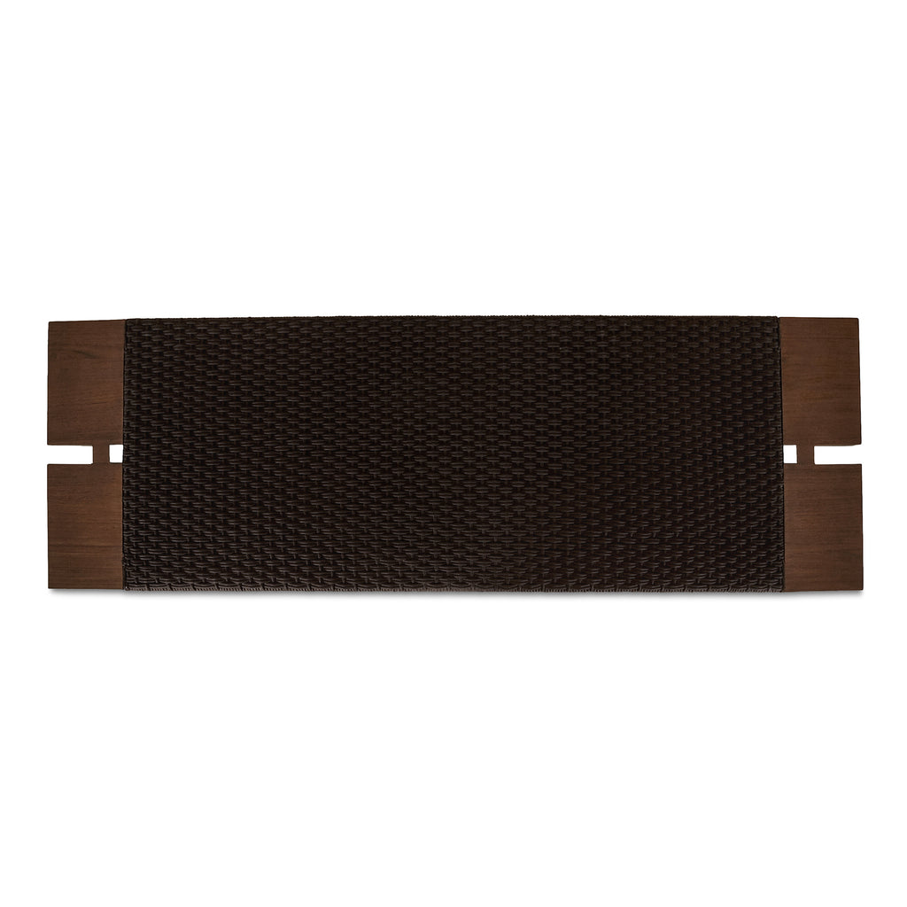 Merritt Outdoor Bench Dark Brown