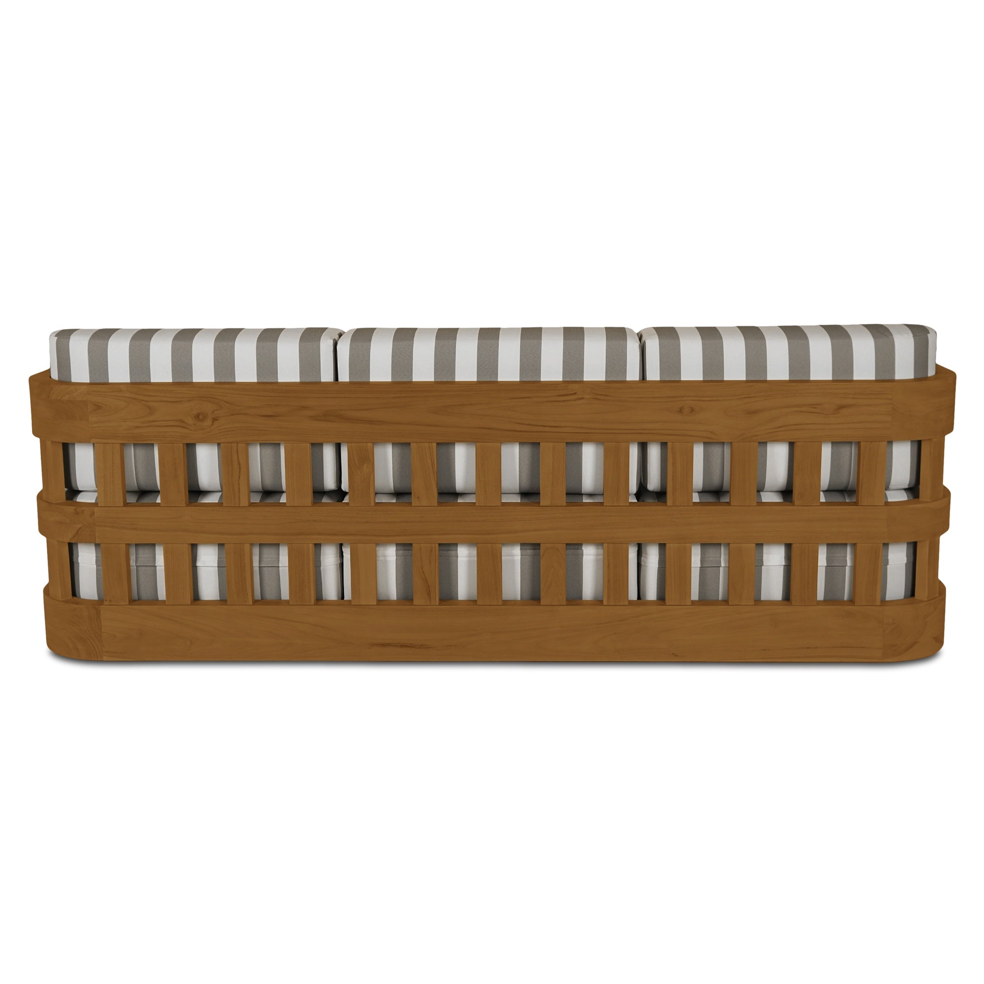 Adelaide Outdoor Sofa Brown Stripe