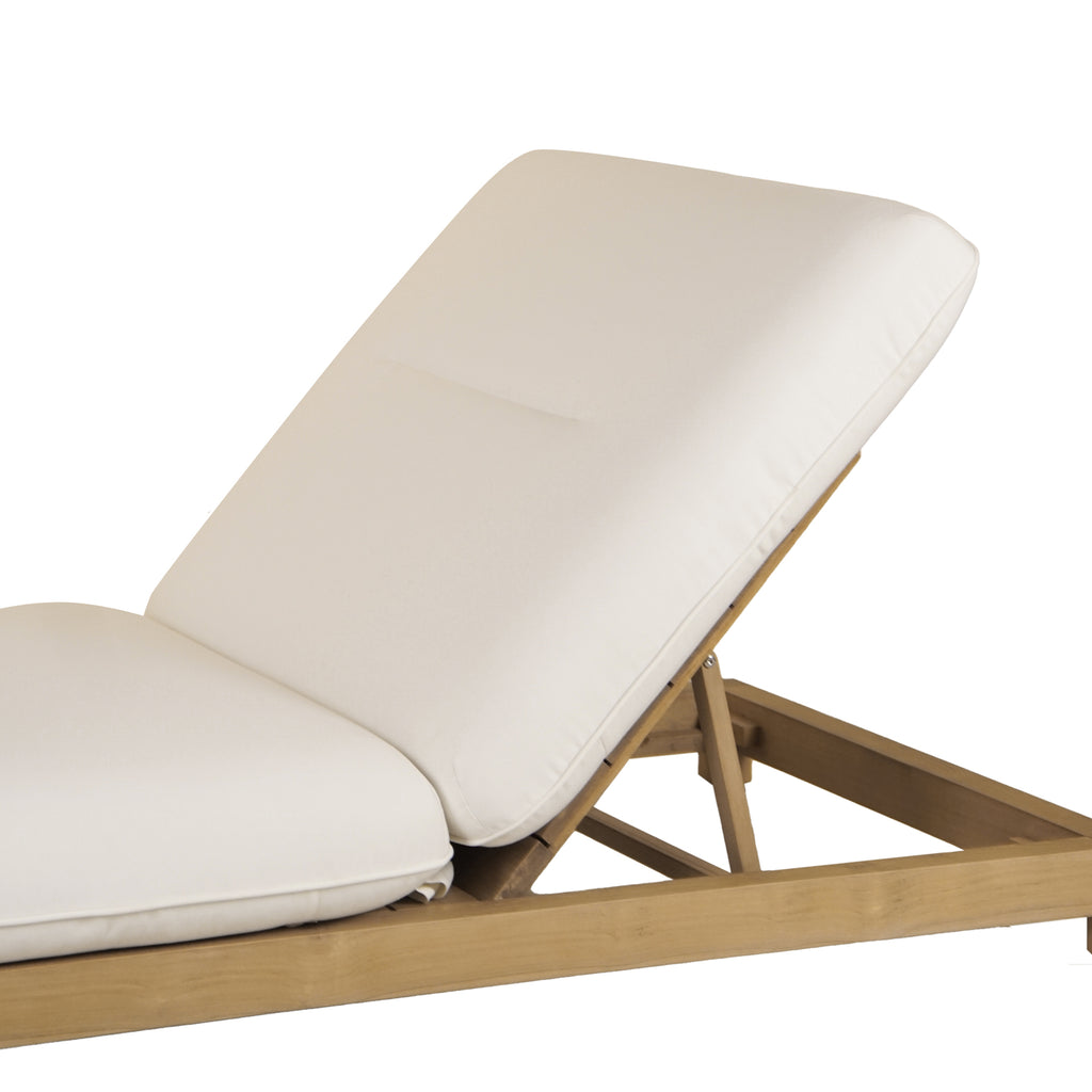 Enzo Outdoor Adjustable Lounge Chair White