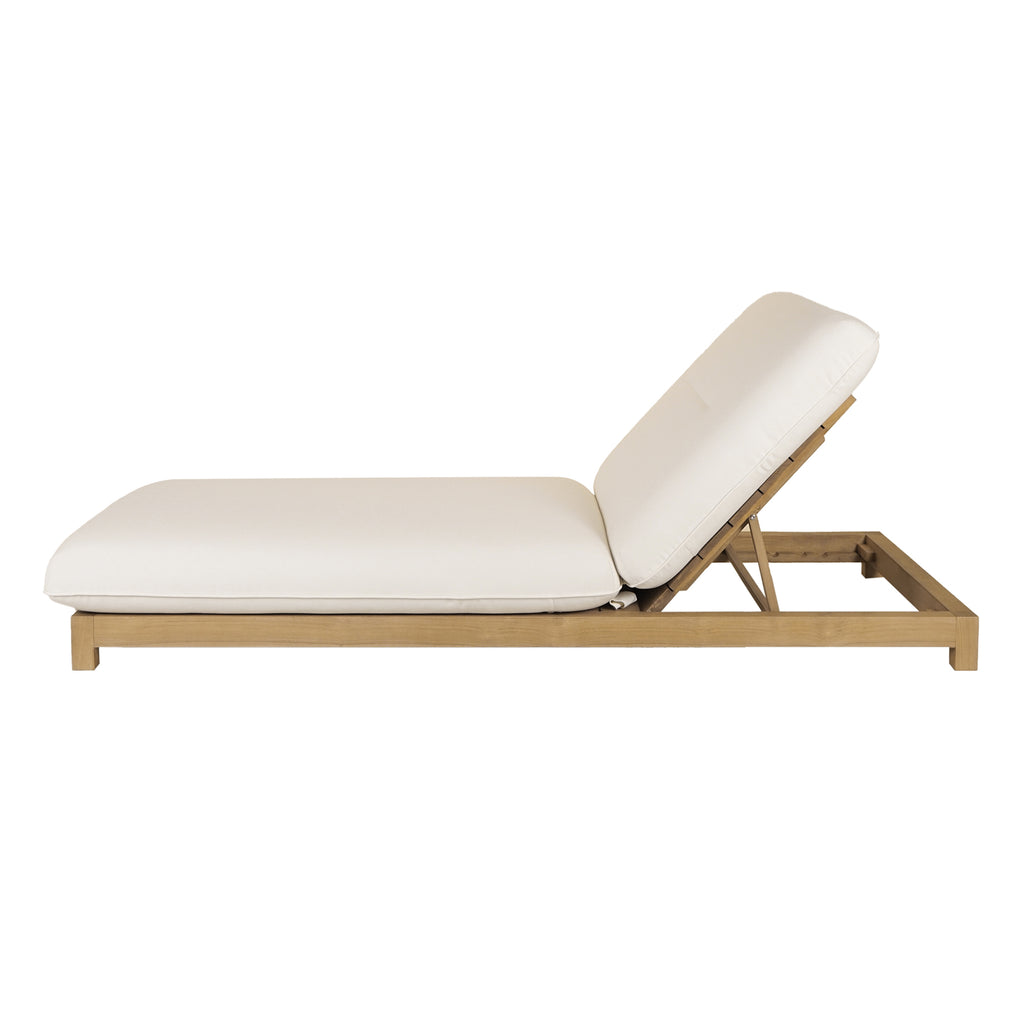 Enzo Outdoor Adjustable Lounge Chair White