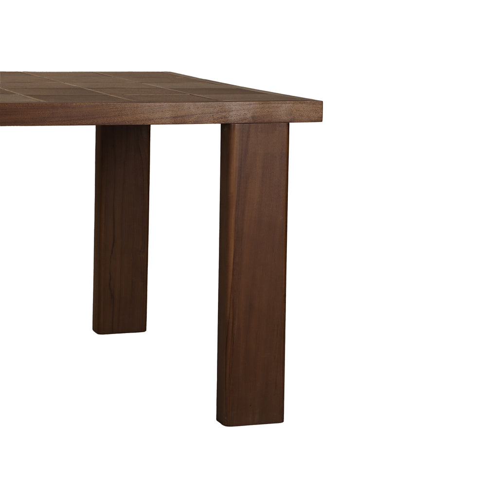 Marina Outdoor Dining Table Brown