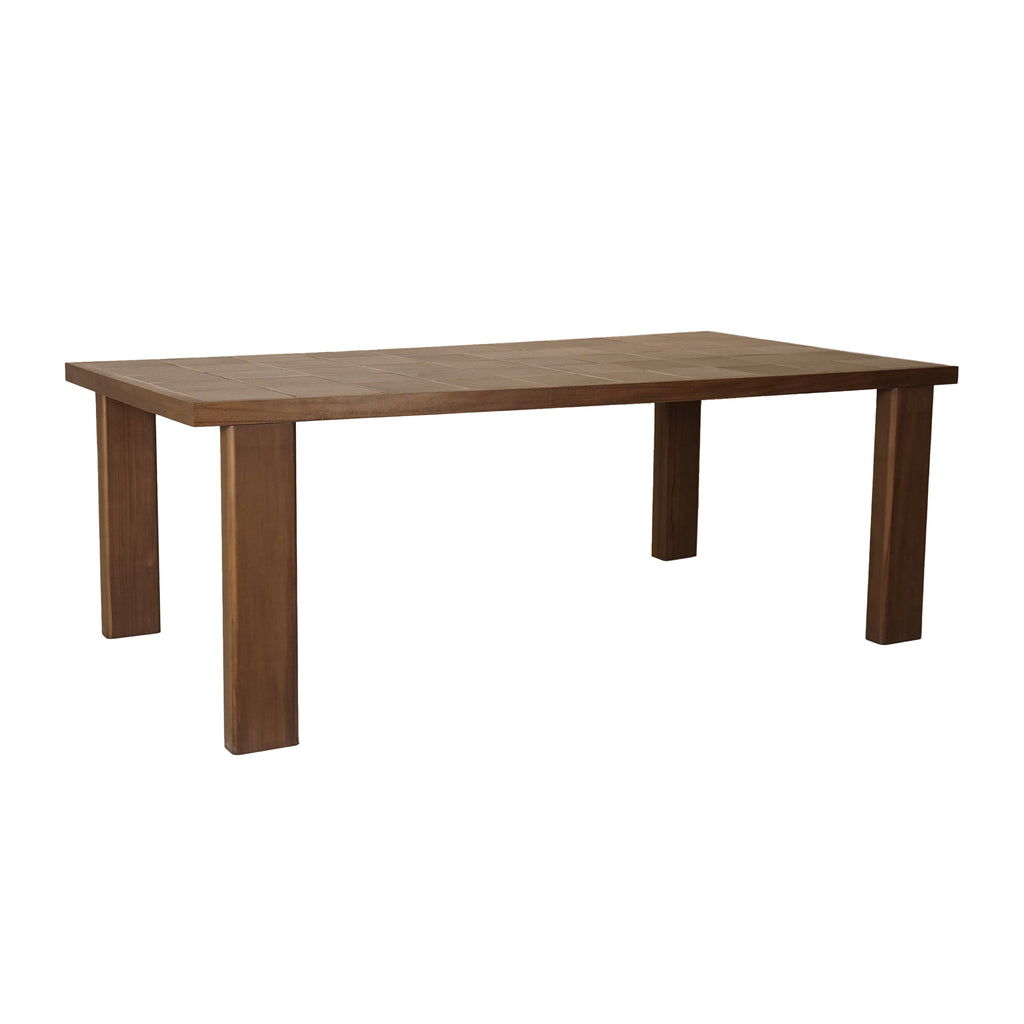 Marina Outdoor Dining Table Brown