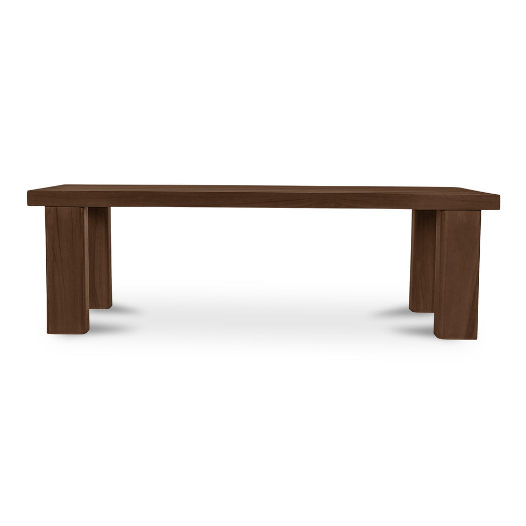 Marina Outdoor Bench Brown